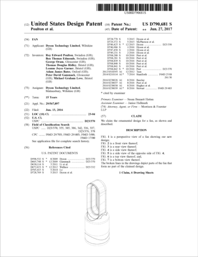 HP01 Patent